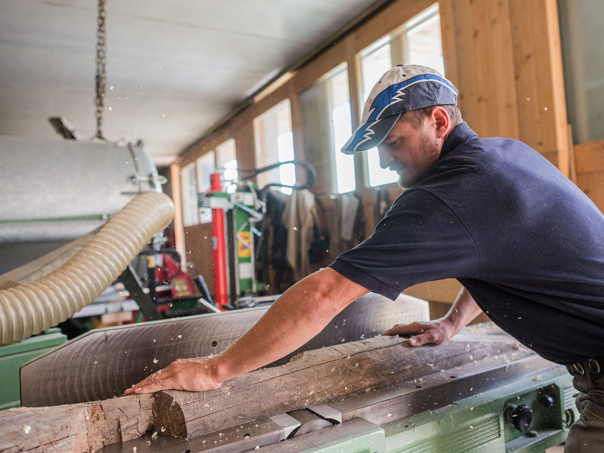 Andreas bei der Arbeit