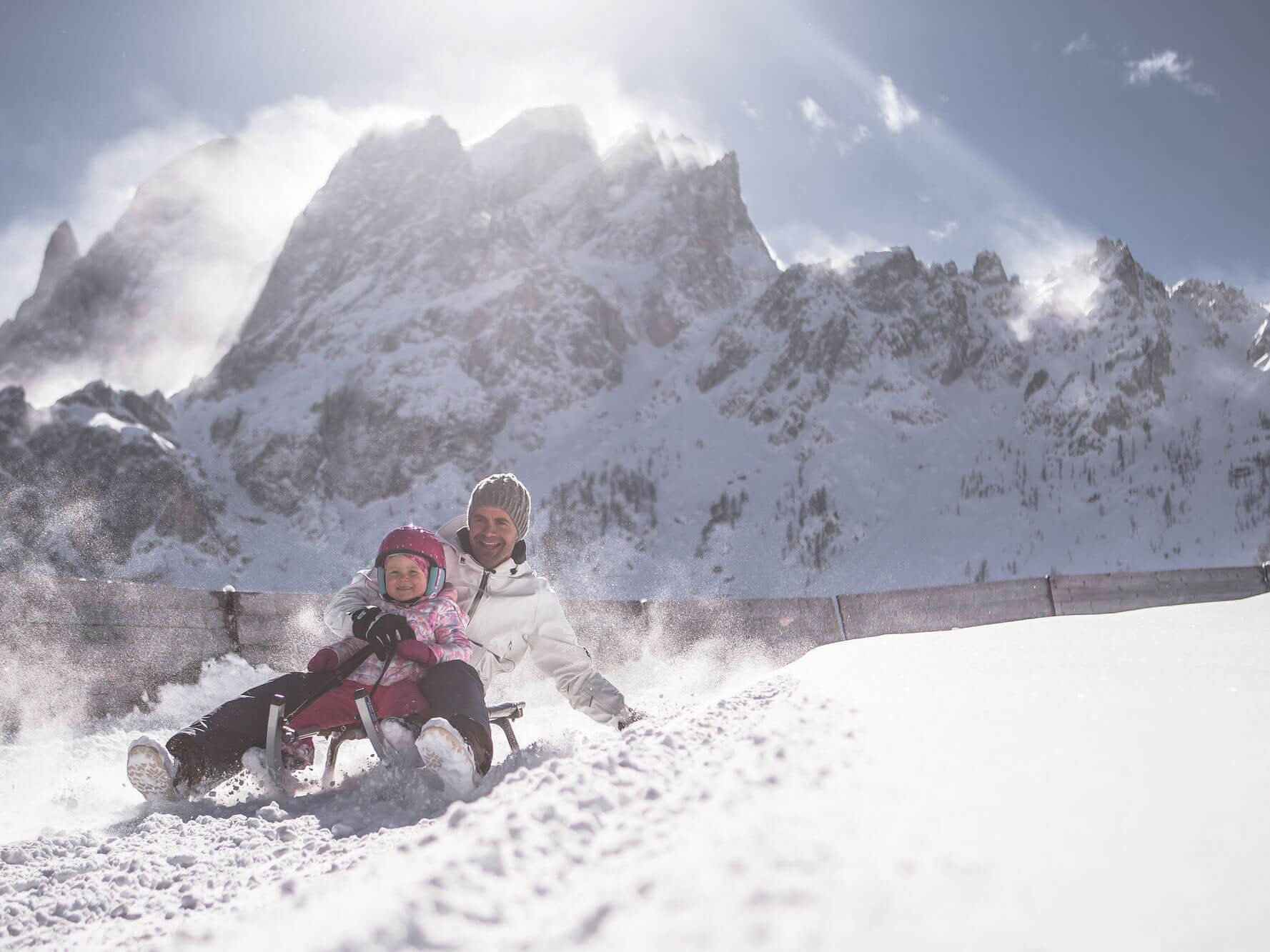 Divertimento sullo slittino 